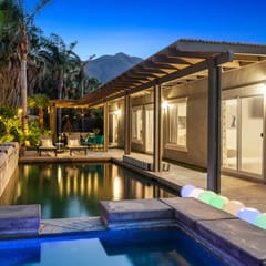 Tropical Villa Palm Springs | Pool/Spa, Mtn Views