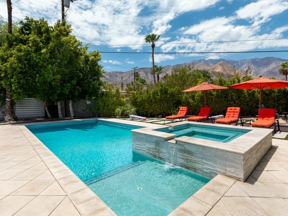 Modern Palm Springs Retreat with Heated Pool - Image 1